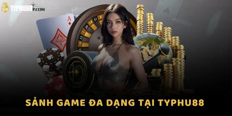 Sảnh game đa dạng tại Typhu88